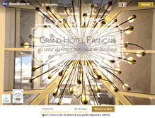 Tablet Screenshot of grand-hotel-francais.com